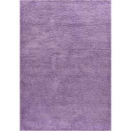 Desire Rugs Oxford Lilac Plain Shaggy Rug 80 x 150cm - Wilko - thumbnail 1