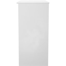 Crowndale Avon 3 Drawer Matt White Dressing Table Ready Assembled - White Matt - Wilko - thumbnail 4