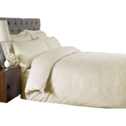 Rapport Home Super King Cream 250 Thread Count Cotton Percale Quilt Cover - Wilko - thumbnail 1