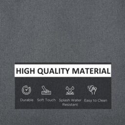 Outsunny Grey Rattan Sofa Cushion Cover Replacement Set 7 Pack - Size: 75 x 75cm - Wilko - thumbnail 6