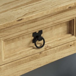 VIDA DESIGNS Corona Single Drawer Pine Console Table - Size: 31 x 50 x 70cm - Brown - Wilko - thumbnail 6