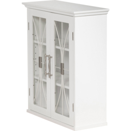Teamson Home Delaney 2 Door White Removable Wooden Wall Cabinet - Size: 61.0 x 52.1 x 21.6cm - Wilko - thumbnail 5