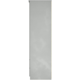 Crowndale Camden 2 Door 2 Drawer Grey Gloss and Dusk Grey Wardrobe Ready Assembled - Grey Gloss & Dusk Grey - Wilko - thumbnail 4