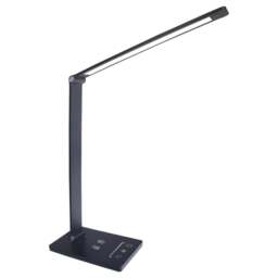 Milagro Vario Black Desk Lamp 230V - Size: 12 x 19 x 40cm - Wilko