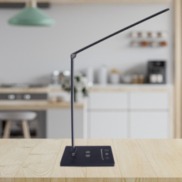 Milagro Vario Black Desk Lamp 230V - Size: 12 x 19 x 40cm - Wilko - thumbnail 3