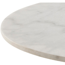 Florence Corby Marble Round 4 Seater Dining Table White and Black - Furniture To Go - Wilko - thumbnail 4