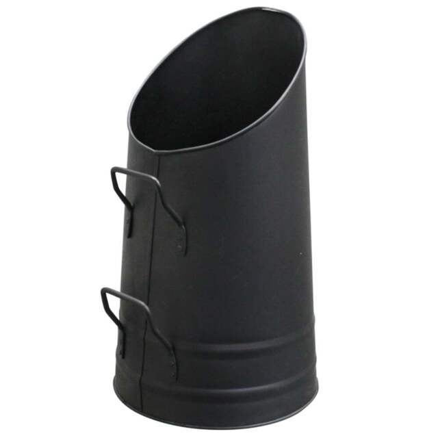 Marco Paul Tall Black Steel Coal Hod - Size: 41.5 x 23 x 25cm - Wilko - image 1