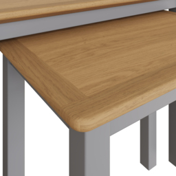FWStyle Taberno Dove Grey Nest of Table Set of 2 - Wilko - thumbnail 4
