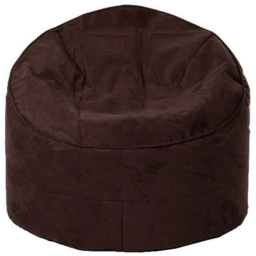 Kaikoo Brown Brushed Faux Suede Bean Bag Chair - Wilko - thumbnail 4