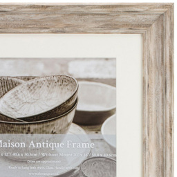 Maison Antique Photo Frame 16 x 12 inch - Size: Multi - Cream - The Port. Co Gallery - Wilko - thumbnail 4