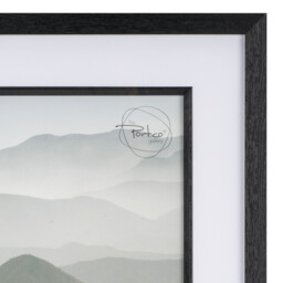 The Port Co Gallery Black Mounted Inlay Box Photo Frame 12 x 12 inch - The Port. Co Gallery - Wilko - thumbnail 3