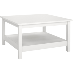 Florence Barcelona White Coffee Table - Size: 81 x 81 x 45cm - Wilko - thumbnail 3