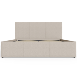 GFW Double Natural Hopsack Fabric End Lift Ottoman Bed with Memory Pocket Spring Mattress - Wilko - thumbnail 6