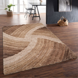 DS Living Stella Brown Ultra Plush Rug 160 x 230cm - Wilko - thumbnail 3