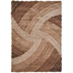 DS Living Stella Brown Ultra Plush Rug 160 x 230cm - Wilko - thumbnail 1