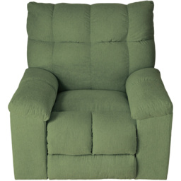 Living and Home Green Chenille Electric Swivel Recliner Chair with USB Charging - Size: 105 x 102 x 150cm - Wilko - thumbnail 4