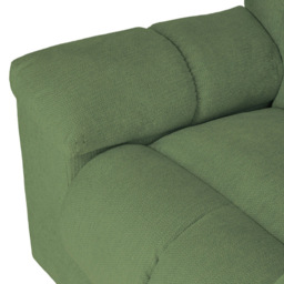 Living and Home Green Chenille Electric Swivel Recliner Chair with USB Charging - Size: 105 x 102 x 150cm - Wilko - thumbnail 5
