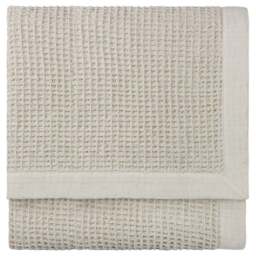 Yard Canopy Taupe Waffle Throw 240 x 260cm - Size: 260 x 240cm - Grey - Yard Living - Wilko