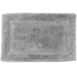 Allure Bath Fashions Marlborough Silver Grey Bamboo Cotton Non-Slip Bath Mat 50 x 80cm - Wilko