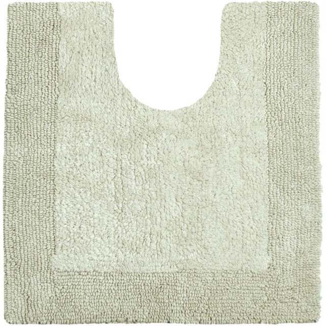 Allure Bath Fashions Elegance Sage Green Reversible Heavyweight Pedestal Mat - Size: 53 x 55cm - Wilko - image 1