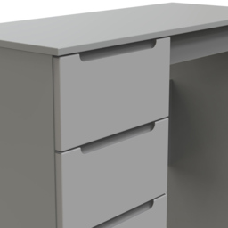 Crowndale Milan 3 Drawer Dusk Grey Dressing Table - Size: 40 x 93 x 79cm - Wilko - thumbnail 6