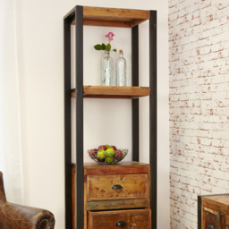 Baumhaus Urban Chic 3 Drawer 2 Shelf Alcove Bookcase - Multi - Wilko - thumbnail 6