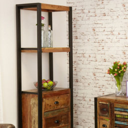 Baumhaus Urban Chic 3 Drawer 2 Shelf Alcove Bookcase - Multi - Wilko - thumbnail 5
