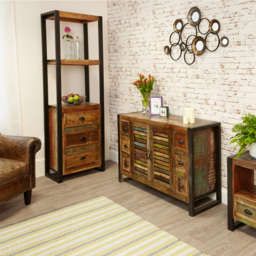 Baumhaus Urban Chic 3 Drawer 2 Shelf Alcove Bookcase - Multi - Wilko - thumbnail 7