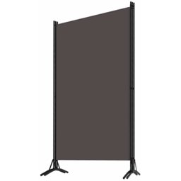 vidaXL Anthracite 3 Panel Room Divider 260 x 180cm - Size: 3 Panels - Grey - Wilko - thumbnail 4