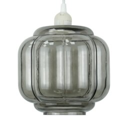 Nayeli Glass Pendant Grey - Wilko - thumbnail 1