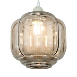Nayeli Glass Pendant Grey - Wilko - thumbnail 6