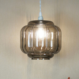 Nayeli Glass Pendant Grey - Wilko - thumbnail 2