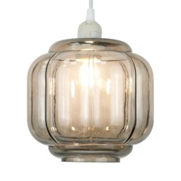 Nayeli Glass Pendant Grey - Wilko - thumbnail 5
