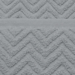 Velosso Moda Silver Hand Towel Set of 2 - Grey - Wilko - thumbnail 4