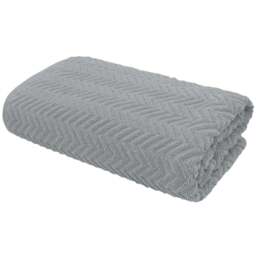 Velosso Moda Silver Hand Towel Set of 2 - Grey - Wilko