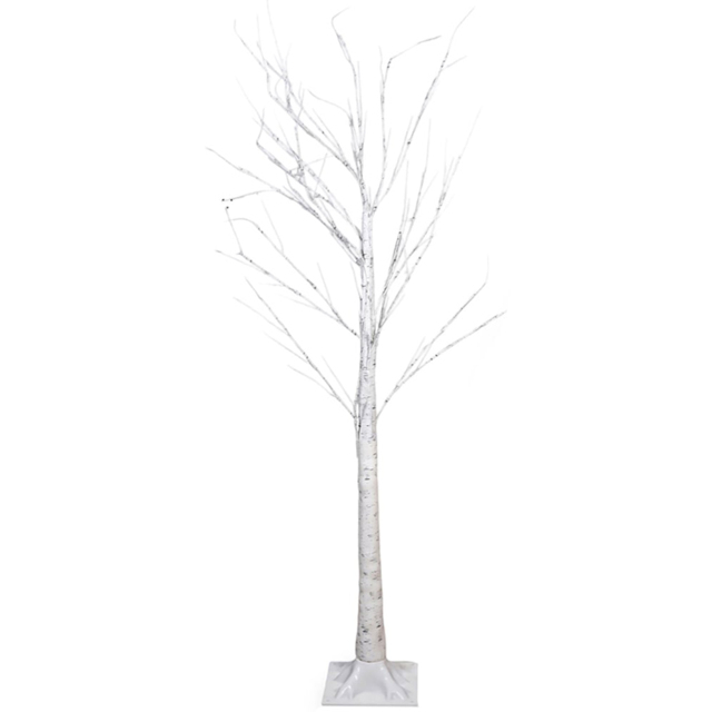 St Helens Indoor and Outdoor LED Light Birch Tree 120 x 70cm - Size: 4ft - White - Wilko - image 1