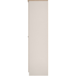 Crowndale Sussex 2 Door Kashmir Ash and Bardolino Oak Tall Wardrobe Ready Assembled - Kashmir Ash & Bardolino Oak - Wilko - thumbnail 7
