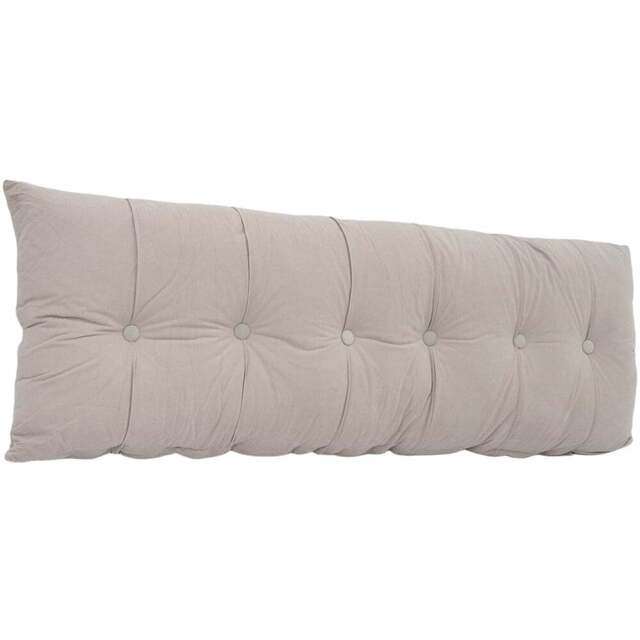Living and Home Light Grey Chenille Headboard Pillow 60 x 180cm - Size: 60 x 180 x 18cm - Wilko - image 1