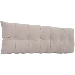 Living and Home Light Grey Chenille Headboard Pillow 60 x 180cm - Size: 60 x 180 x 18cm - Wilko