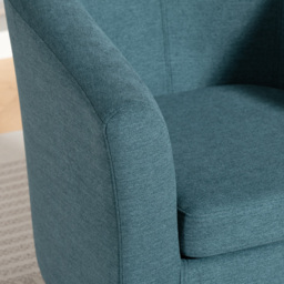 Artemis Home Beulah Teal Fabric Accent Chair - Size: Single - Wilko - thumbnail 3