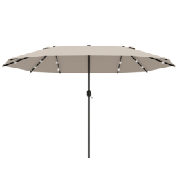 Outsunny 4.4m Sun Umbrella Khaki - Green - Wilko - thumbnail 1
