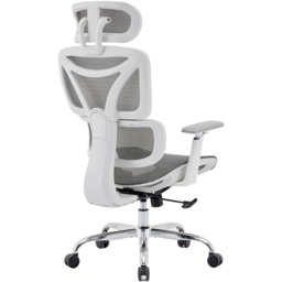 Shankar Elite Grey and White Mesh Office Chair - Size: 124 x 66 x 62cm - Wilko - thumbnail 4