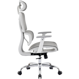 Shankar Elite Grey and White Mesh Office Chair - Size: 124 x 66 x 62cm - Wilko - thumbnail 7