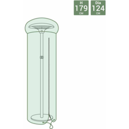 Charles Bentley Tarpaulin Patio Heater Cover Green - Size: 179 x 124cm - Wilko - thumbnail 3