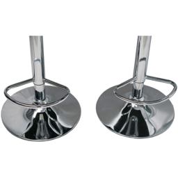 Gr8 Home Dark Grey Faux Leather Swivel Breakfast Bar Stool Set of 2 - Size: 38 x 41 x 115cm - Wilko - thumbnail 5