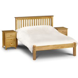 Julian Bowen Barcelona King Size Pine Low Foot End Bed Frame - Wood - Wilko - thumbnail 3