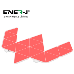 Ener-J Triangle Smart WiFi LED Wall Light 6 Pack - Size: 25 x 25 x 5cm - White - Wilko - thumbnail 4