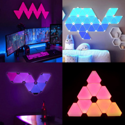 Ener-J Triangle Smart WiFi LED Wall Light 6 Pack - Size: 25 x 25 x 5cm - White - Wilko - thumbnail 5