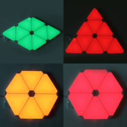 Ener-J Triangle Smart WiFi LED Wall Light 6 Pack - Size: 25 x 25 x 5cm - White - Wilko - thumbnail 3