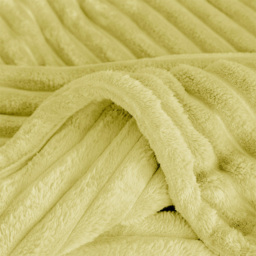 Velosso Bellissima Lemon Plush Throw 100 x 150cm - Size: 100 x 150 x 1cm - Wilko - thumbnail 5